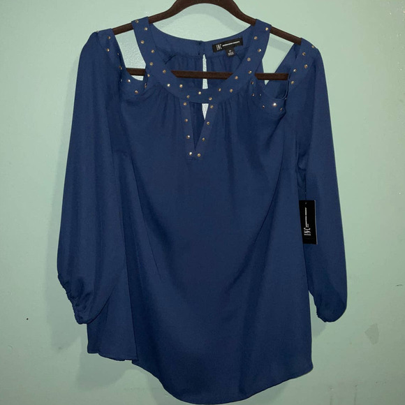 I.N.C. International Concepts Women’s Plus LS Keyhole Halter Top NWT 2X - Picture 8 of 8